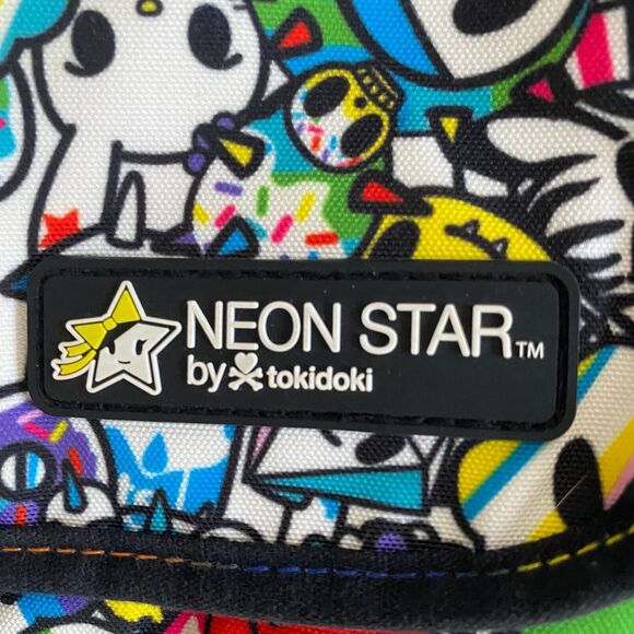 Neon Star Tokidoki Small Messenger Bag Crossbody Flap Front 8x9" Kidcore Y2K - Picture 6 of 9